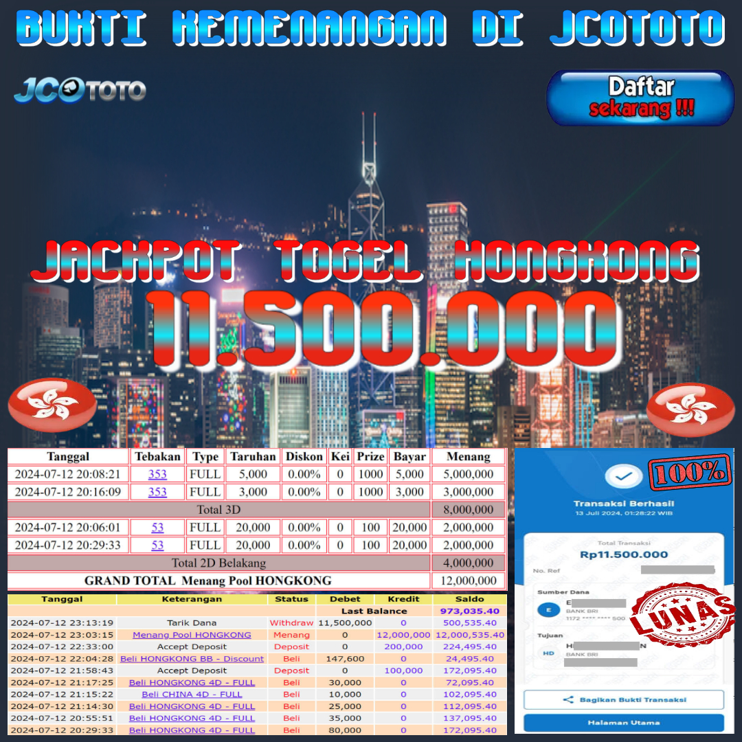 Prediksi JCO TOTO